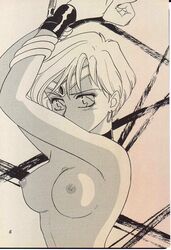 1990s 1995 1girls 20th_century bishoujo_senshi_sailor_moon female female_only haruka_tenou makunouchi_isami sailor_uranus small_breasts tagme