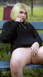 3d blonde_hair blue_eyes bob_cut cute dc dc_comics hoodie injustice_2 kara_danvers kara_zor-el masturbation medium_hair naughty_face naughty_smile outdoor_masturbation outdoor_nudity outdoors outside public public_exposure public_masturbation public_nudity pussy realistic realistic_textures seductive seductive_look seductive_smile showing_pussy smile smiling source_filmmaker supergirl supergirl_(injustice) superman_(series) vagina vaginal_masturbation wide_hips xieangel