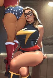 captain marvel from avengers by phophopho