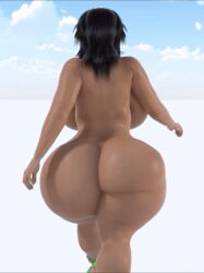 1girls 2010s 3d 3d_(artwork) 540p animated ass back back_view bessie_(supertito) big_ass big_breasts breasts dat_ass fat_ass female female_focus female_only gif hair huge_ass huge_breasts loop low_res lowres nude nude_female solo solo_female solo_focus supertito thick_ass thick_thighs walk_cycle walking wide_hips