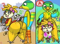amiga from animal crossing by klutzatdusk