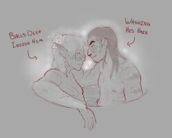 2boys bathtub bugbear dungeons_and_dragons hobgoblin male male_only yaoi