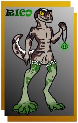 rico the gecko (janek5) fan art
