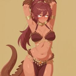 salamander (monster girl encyclopedia) from monster girl encyclopedia by bereft