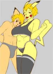 1boy 1boy1girl 1girls big_breasts blonde_hair ed-nsfw emily_(ed-nsfw) head_against_breast incest lucas_(ed-nsfw) milf mother_and_son nintendo original_characters pichu pikachu pokémon_(species) pokemon red_eyes short_hair sketch sketch_page underwear wrestling_outfit yellow_body yellow_skin