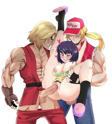 double_penetration ken_masters sole_female terry_bogard tina_(tinafate1) void_dot_exe