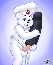 anthro bear bimbo bimbo_(bakery) bimbo_bear erection grupo_bimbo male penis solo wolfblade