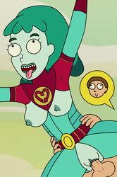 1boy 1girls anonymanonymus areolae breasts breasts_out canon_couple female female_focus fucked_silly green_hair male morty_smith nipples open_mouth penis planetina pussy rick_and_morty sex solo_focus straight tongue_out vaginal_penetration