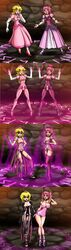 bimbo bimbofication corruption dominatrix earrings identity_death mario_(series) nintendo original_character princess_peach re-maker third-party_edit transformation transformation_sequence