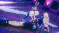 3d 3d_(artwork) ada-1 breasts bungie bunny_costume bunny_ears bunnysuit club dance_floor destiny_(game) destiny_2 exo female_focus female_only female_solo gloves glowing glowing_eyes high_heel_boots laying_back laying_on_back robot robot_girl solo_female sonicfreak thick_thighs thighhighs thighs