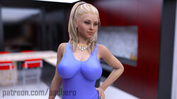 3d badhero big_breasts blonde_hair blue_eyes breasts females long_hair nail_polish tagme watermark white_skin