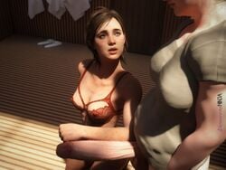 1futa 1girls 3d abigail_anderson athletic athletic_female brown_hair busty cock_worship ellie_(the_last_of_us) ellie_williams female forearm_cock futa_on_female futanari hourglass_figure muscular muscular_futanari naughty_dog penis penis_awe salamandraninja sex tagme the_last_of_us the_last_of_us_2 wide_hips