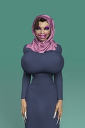 bimbo dress futanari gif_author muslim muzzie smile