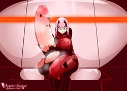 1futa 2020 absurd_res acoustic_skeleton balls big_breasts bodysuit breasts clothed clothing darling_in_the_franxx erection futa_on_male futa_only futanari gigantic_penis green_eyes hi_res huge_ass huge_breasts huge_penis hyper hyper_balls hyper_penis light-skinned_futanari light_skin long_hair looking_at_viewer open_smile pale_skin penis penis_hold pink_hair seductive seductive_look seductive_smile solo thick_thighs tight_clothing torn_bodysuit torn_clothes veiny_penis veiny_testicles wide_hips zero_two_(darling_in_the_franxx)