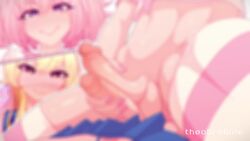 2boys 2d 2d_(artwork) 2d_animation 2d_artwork animated animation astolfo_(fate) background balls blonde_hair closed_mouth clothed clothing crossdressing crossover cum cum_on_body digital_media_(artwork) ejaculation erect_penis erection eyebrows eyebrows_visible_through_hair eyelashes fate_(series) femboy femboy_on_femboy femboy_only frottage gay girly hairless_balls hairless_penis handjob highres human human_only kantai_collection legwear light-skinned_male light_skin long_playtime longer_than_30_seconds looking_at_each_other male male_focus male_only male_with_painted_nails masturbation mouth_closed nail_polish nails no_panties pale_skin penis pink_hair pink_nail_polish pink_nails purple_eyes rubbing_penis sex shimakaze_(kantai_collection) shorter_than_one_minute sia_mofu simple_background smile sound striped_legwear theobrobine thighhighs trap trap_on_trap uncensored video voice_acted watermark white_background yaoi