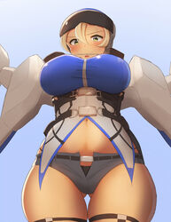 big_ass big_breasts blonde_hair earth_defense_force maku_ro panties wing_diver