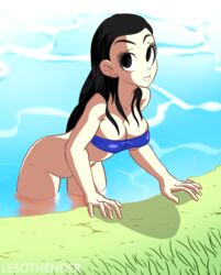 1girls bottomless chichi dragon_ball dragon_ball_super dragon_ball_z female lesothender