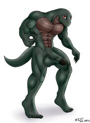 5_toes abs balls claws erection iguana male monster muscles penis scalie thepluto_nsfw