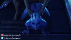 3d alien alien_girl animated asari ass doggy_style female human human_penetrating interspecies liara_t'soni mass_effect no_sound sex straight tagme tomoganim video