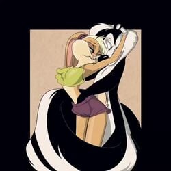 animated breast_grab breasts female fully_clothed groping hand_under_shirt lola_bunny looney_tunes male male/female mp4 pepe_le_pew rabbit skunk space_jam tagme video warner_brothers