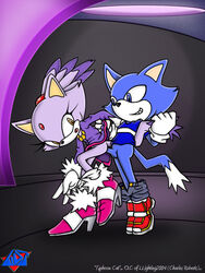 anthro blaze_the_cat cat feline female fur male mammal sonic_(series) straight tagme wdj