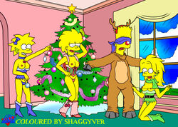 bart_simpson high_heel_boots high_heels incest lisa_simpson maggie_simpson the_simpsons wdj yellow_body zia_simpson-van_houten