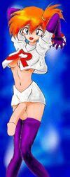 edit empty_(artist) futa_only futanari human human_only intersex jessie_(pokemon)_(cosplay) kasumi_(pokemon) misty_(pokemon) nintendo pokemon team_rocket