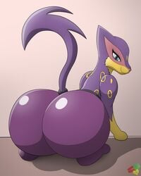 4:5 absurd_res ass big_butt clothing fan_character female feral furry hi_res huge_butt latex_clothing latex_pants liepard looking_back nintendo pawronica pokémon_(species) pokemon smile solo video_games