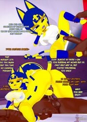 ankha from animal crossing by blackflames3