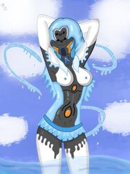 1girls an_hydrolyst breasts nipples tagme warframe yareli_(warframe)