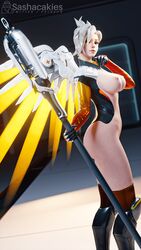 mercy from overwatch by sashacakies