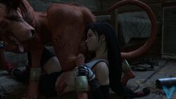 3d 69 69_position bestiality female female_focus final_fantasy final_fantasy_vii final_fantasy_vii_remake hetero red_xiii sex straight tagme the_vice_art tifa_lockhart zoophilia