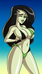 big_breasts bikini disney kim_possible phazyn pinup shego