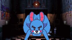 16:9 animated anthro ass avian big_butt bird blue_body blush camera_view chicken digital_media_(artwork) duo eyebrows female first_person_view five_nights_at_freddy's five_nights_at_freddy's_2 flexible galliform gallus_(genus) gif huge_butt lagomorph legs_behind_head legs_up leporid looking_at_viewer mammal one_eye_closed phasianid pixel_art rabbit serarokusu short_playtime smile smiling_at_viewer thick_thighs toy_bonnie_(fnaf) toy_chica_(fnaf) video_games waving_at_viewer waving_hand widescreen wink winking_at_viewer yellow_body