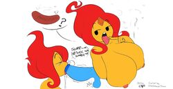 flame princess from adventure time by cheeseburger draws
