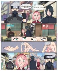 1girls 2boys arm_tattoo before_and_after black_eyes black_hair blush boruto:_naruto_next_generations cape cheating cheating_girlfriend cheating_wife close-up closed_eyes clothed cuckold dress duo duo_focus eye_contact forehead_protector green_eyes hatake_kakashi headband holding_hand husband_and_wife ladyfangirl long_hair looking_at_another looking_at_partner mask moaning mole mole_under_mouth multiple_boys naked naruto naruto_(series) netorare ntr open_mouth outside pink_hair prone prone_bone sakura_haruno sasuke_uchiha scar scar_across_eye scars sex silver_hair smile spiky_hair sweat taken_from_behind tattoo teacher_and_student veins vest walking waving