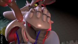 anal ass_grab astra_malerei five_nights_at_freddy's fnaf mangle_(fnaf) penis vagina