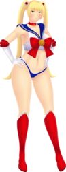 1girls big_breasts bishoujo_senshi_sailor_moon cameltoe clothing color colored evov1 female female_only large_breasts original panties sailor_moon_(cosplay) solo valdis_nystrom