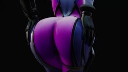 1girls 3d animated ass butt female kishi move overwatch rear_view video widowmaker