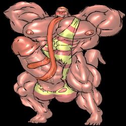 abs biceps bodybuilder furry furry_only hyper hyper_balls hyper_genitalia hyper_muscles hyper_penis hyper_testicles licking_penis lickitung long_tongue male male_focus male_only muk100 muscle muscles muscular muscular_anthro muscular_arms muscular_ass muscular_back muscular_legs muscular_male muscular_thighs nipples pecs pokemon veins veiny_penis