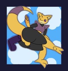 abra anal anal_sex anal_tugging animated anthro balls dildo fan_character floating flying flying_sex genitals hi_res loop male nintendo otterjunk penetration perineum pokémon_(species) pokemon psychic sex sex_toy smile smirk solo spork_(otterjunk) twitching video_games