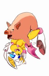 boar cum_on_body feral pig rouge_the_bat sonic_(series) suid suina sus_(pig) zoophilia