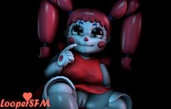 3d baby_(fnafsl) circus_baby circus_baby_(fnaf) circus_booby cute five_nights_at_freddy's flashing flashing_pussy loopersfm solo