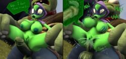 3d anthro big_balls big_breasts big_penis buldge cum cum_drip cum_dripping cum_in_pussy cum_in_uterus cum_inside dialogue female gargantuar green_shadow_(pvz) interracial interspecies justaglass legs_held_open legs_up lifted male moaning peashooter_(pvz) plant plantie plants_vs_zombies plants_vs_zombies:_heroes pubic_hair sex sfm shortstack size_difference source_filmmaker spread_legs spreading standing_sex straight vagina vaginal_insertion vaginal_penetration vaginal_sex x-ray zombie