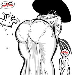 alcina_dimitrescu attempted_grope bent_over big_ass big_butt big_hat blush capcom claws digital_media_(artwork) drool finger_blades kojoarts naughtypaw_(artist) nervous panties_under_skirt pervert resident_evil resident_evil_8:_village shaking smile sweat ttherandom tthrandom tthrandom_rp vampire