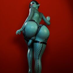 1boy 1femboy 3d 3d_(artwork) 3d_model androgynous big_ass big_butt black_hair black_lips black_lipstick black_nail_polish black_nails blue_skin blush cock-tail curvaceous curves curvy curvy_body curvy_figure curvy_hips curvy_thighs erect_penis erection femboy femboy_focus femboy_only feminine feminine_body feminine_male feminine_pose fishnet fishnet_legwear fishnet_stockings fishnet_topwear fishnets flat_chest girly green_skin half-erect large_ass large_butt lingerie makeup male male_focus male_only meaty_ass medium_hair medium_penis nastybynature orc orc_femboy orc_male pointy_ears pose posing shaved_side sissy slim_waist small_waist solo solo_focus solo_male standing sweat sweating sweaty thick thick_ass thick_legs thick_thighs thighs tiny_waist trap voluptuous voluptuous_male wide_hips yaoi