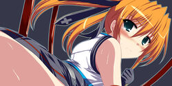 female ibuki_pon lowres lyrical_nanoha mahou_shoujo_lyrical_nanoha mahou_shoujo_lyrical_nanoha_strikers teana_lanster