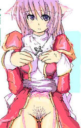 eternalspherex female high_priest lowres oekaki priestess pubic_hair ragnarok_online