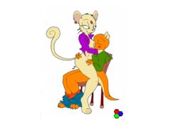 1girls alpha_channel charmander color female furry interspecies male nintendo persian pokémon_(species) pokemon pokemon_rgby sanji_artist straight tail transparent_background