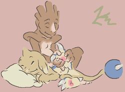 hitmonchan hitmontop interspecies male massage multiple_males nintendo nude pokemon pokemon_(species) tagme yaoi